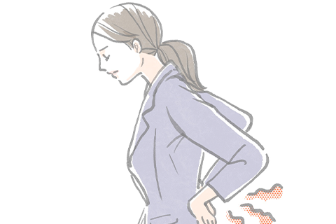 腰痛のイメージ